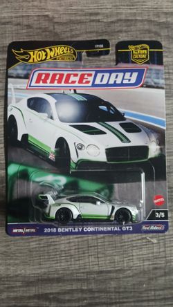 Hot Wheels Premium Car Culture Race Day 2018 Bentley Continental GT3 , Group #3 diecast