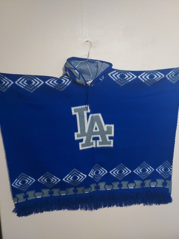 LA Dodgers Hooded Poncho 