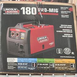 Lincoln 180 Mig Welder New In Box