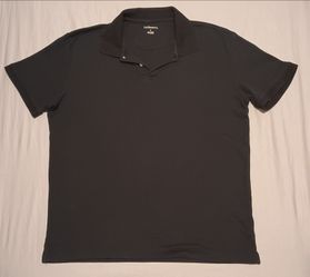 G.H. Bass & Co 100% Cotton Polo Shirt Size Large 3 Button Made in Kenya