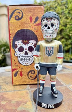 Las Vegas Knight Sugar Skull Bobblehead 