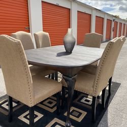 Dining Room Set Con 6 Chairs / Comedor 