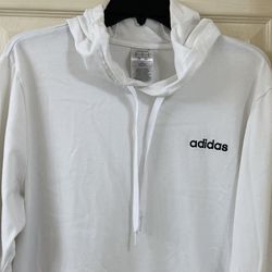 ADIDAS Hoodie Cotton Jumper Sweatshirt Mens L