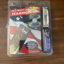 Red White And The Blues Harmonica 