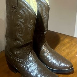 botas de Avestruz/Ostrich boots