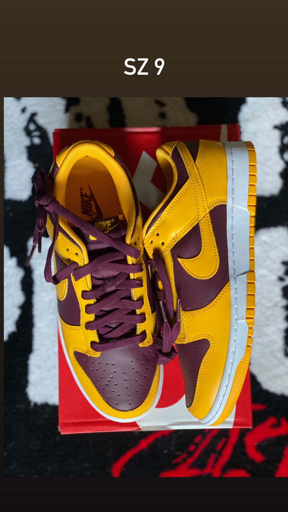 Nike Dunk Low ‘Arizona State’ Sz 8 + 9 - $150 ea