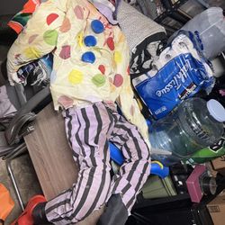 Clown Sitting on a Swing 