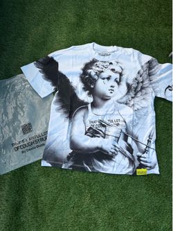 That's An Awful Lot Of Cough Syrup Angel Cherub Graphic Tee