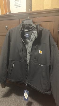 Carhartt Super Dux Full Swing Softshell Relaxed Fit Zip Jacket Men’s XL Black