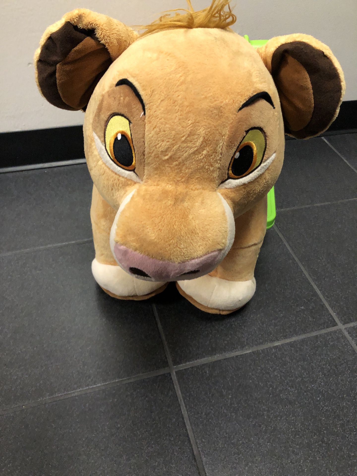 Disney Lion King Simba 6V Plush Ride-On Toy for Toddlers by Huffy