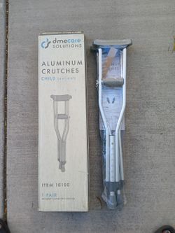 Child Aluminum Crutches 4' - 4'6"