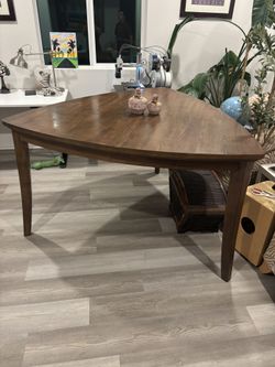 Tall Triangular Dining Table