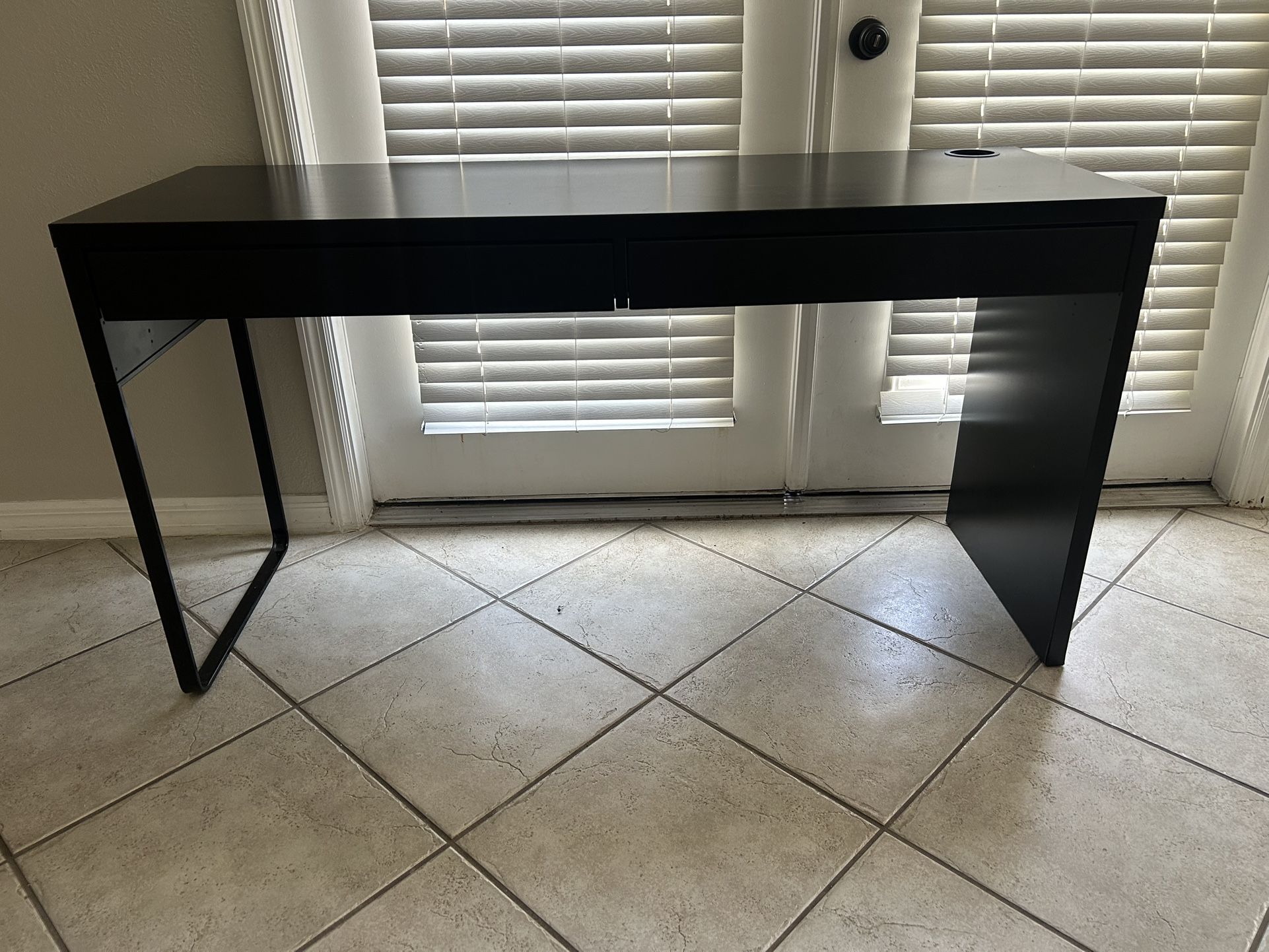 Second Black Desk