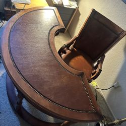 Desk and office chair