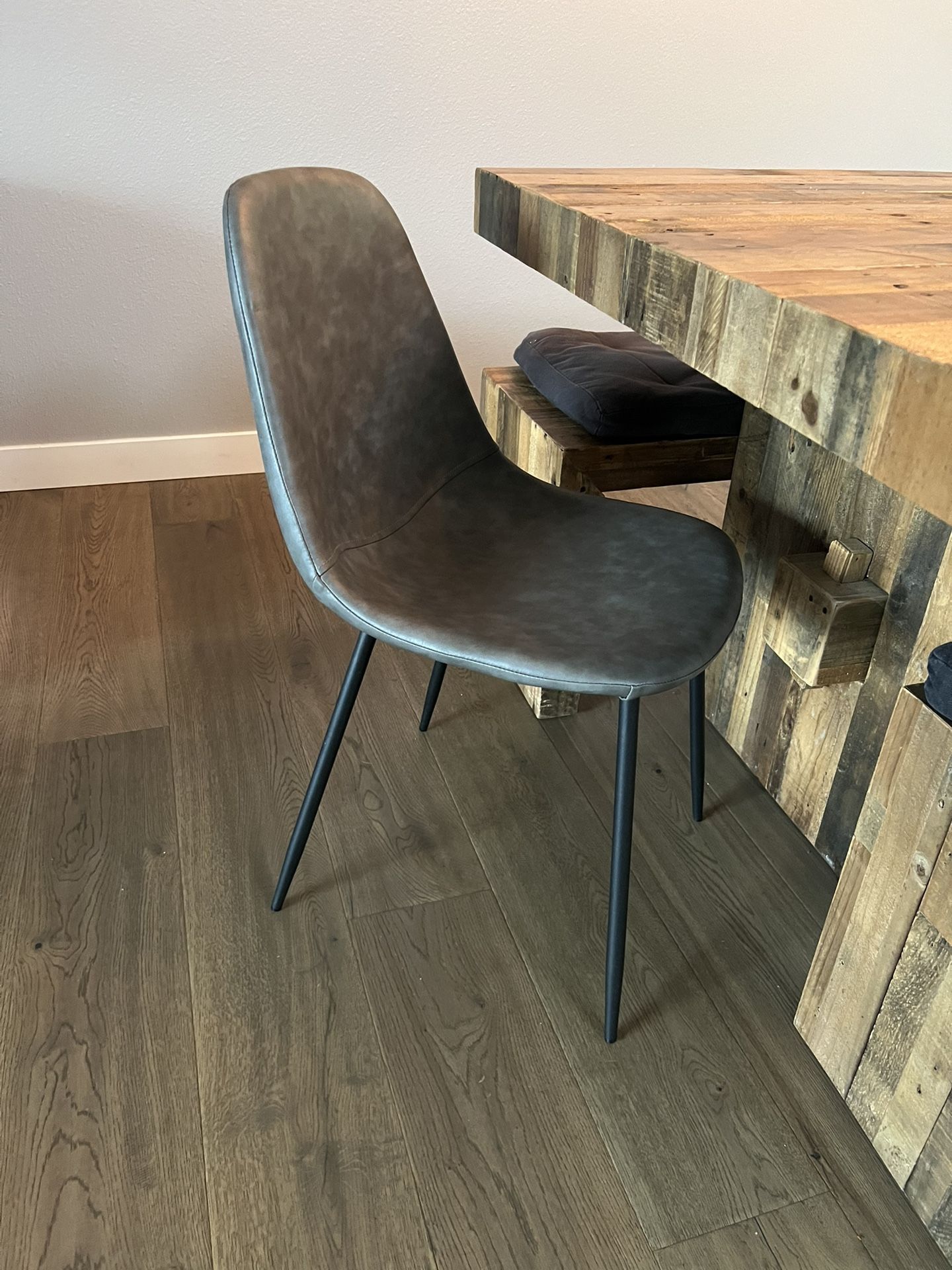 Kody  Leather Side Dining Chairs