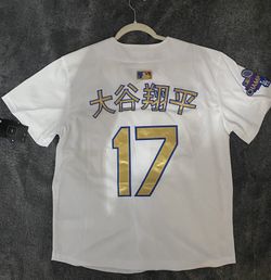 Ohtani Kanji White Jersey Size S, XXL, XXXL, youth 