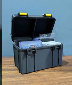 🔥 Pokémon Trading Card Top Loader Storage Box – 3D Printed