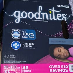 GOODNITES GIRL PULL UPS