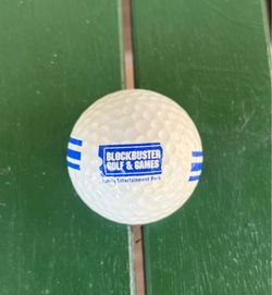 1990s Rare vintage Blockbuster Golf and Games golf ball