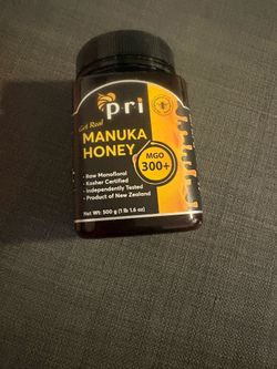 Barely used PRI Manuka Honey MGO 300+ 500g (1lb 1.6oz)