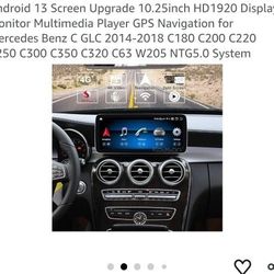 Mercedez Screen 10 Inch 2014 -2018 Models
