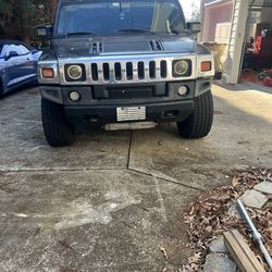 2006 Hummer H2 Black and tinted