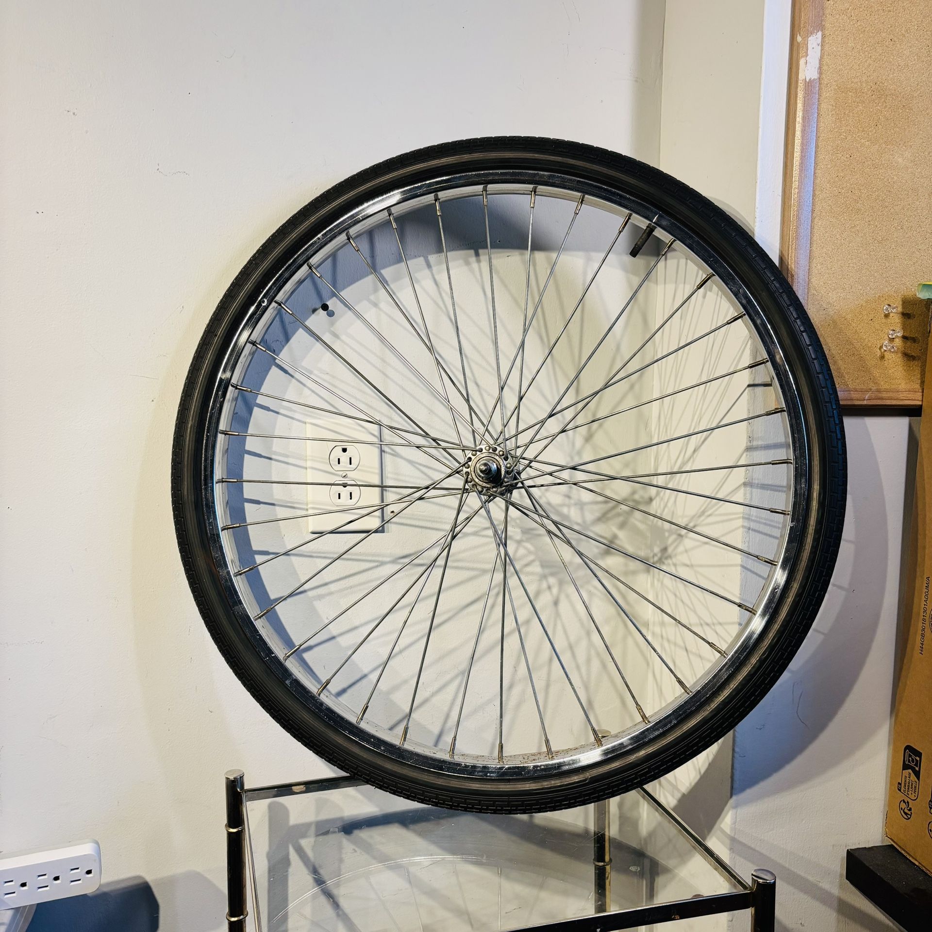 SCHWINN 26” Tubular S-7 Chrome Rim & Tire