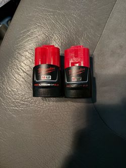Milwaukee Red Lithium 2.0 batteries