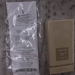 Tomford Vanilla Sex + Receipt 