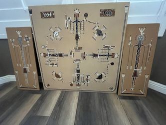 Stevens Navajo Sand Paintings set of three.