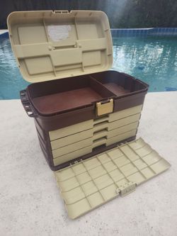 Tackle Box Fishing Gear Plano 758 Large Tackle Box 4 Drawer Fish Tackle Bag Plastic Lure Sinker Bait Box