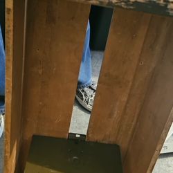 Old Wood Drawer Used As A Shelf