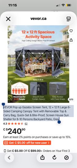 Pop up Gazebo Tent