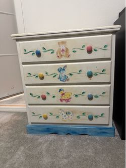 Hand painted child’s dresser