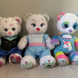 Lot of Build a Bears Disney Frozen Elsa Princess Unicorn