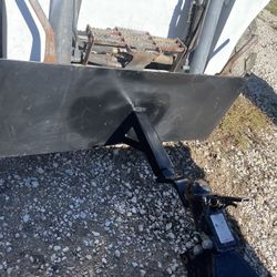 Skid Steer Trailer Receiver Mount Plate Hitch Attachment Fits Bobcat Case Kubota Caterpillar Gill 