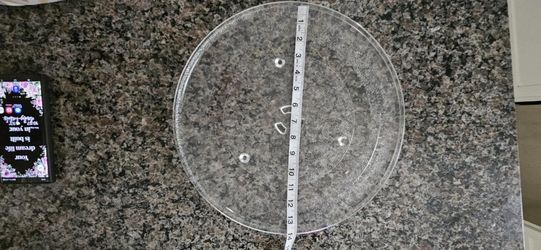 14" Glass Microwave Turntable Plate - Replacement Tray - Universal Fit (Used)
