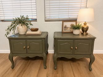 French Provincial Nightstands Set of 2