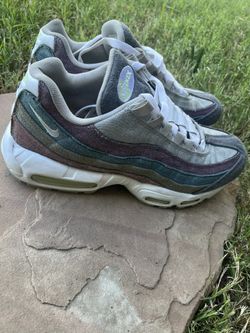 Nike Air Max 95 ‘Recycled Canvas Pack’ Sneakers Men’s Sz 10 CK6478-001 Multi