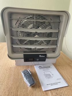 7500-Watt 240-Volt Hardwired Shop Garage Electric Heater Wall/Ceiling Mounted