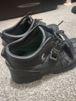 LOWTOP BLACK POLO BOOTS
