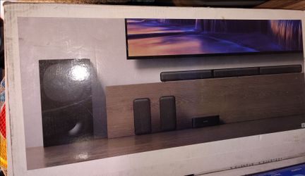 Sony Soundbar with Subwoofer and Rear Speakers