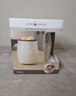 Candle Warmers Etc. "Willow" Flip Dish Wax Warmer – New in Box
