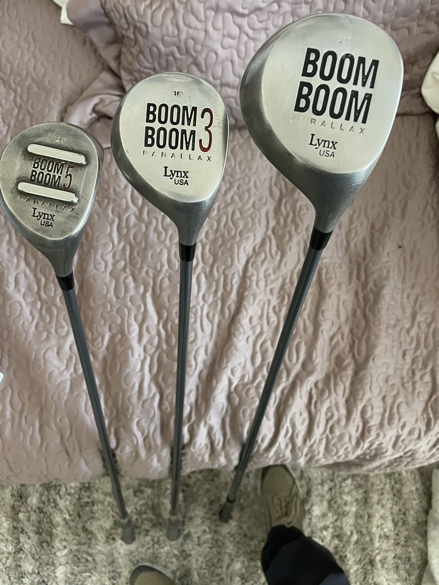 Golf Clubs Driver, 3 & 5 Woods Lynx Parallax