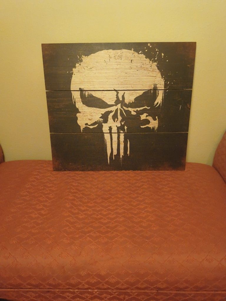 The Punisher Plank Wall Art