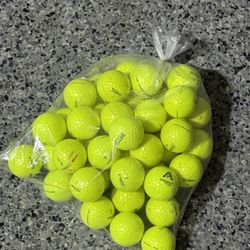 36 YELLOW Titleist PROV1 / PROV1X Golf Balls 3 Dozen used but Good Condition