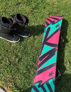 Boots And Snowboard