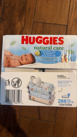 Huggies Natural care wipes