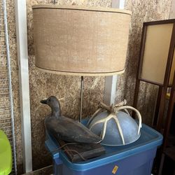 Vintage Duck Table Lamp