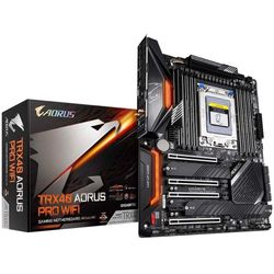 Open Box GIGABYTE TRX40 AORUS PRO WIFI (sTRX/AMD/TRX40/Fins-Array Heatsink/12+2 Phases Infineon Digital VRM/3x PCle 4.0x4 M.2/Intel WiFi 6/Intel GbE L